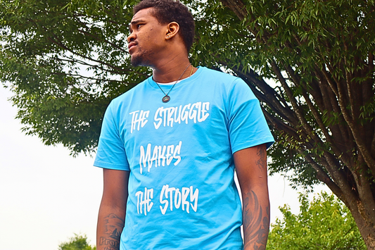 Blue Official Slogan T-shirt